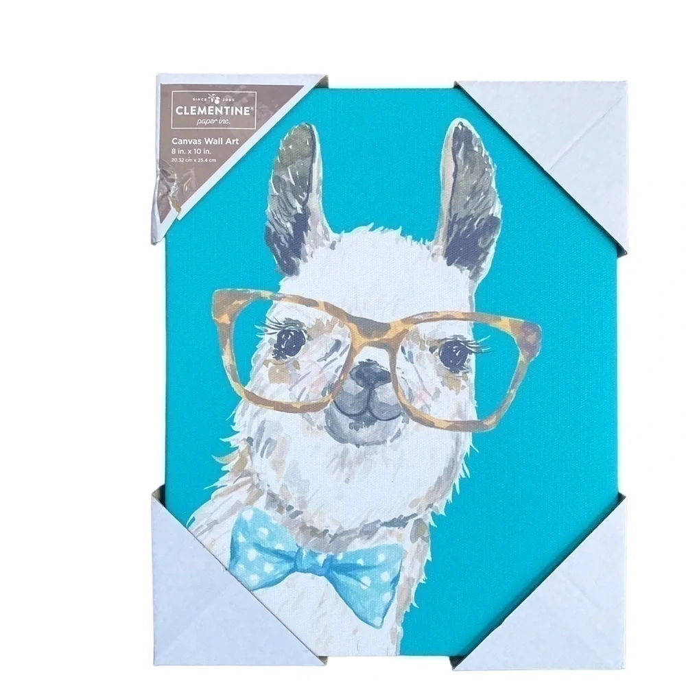 Lolly the Llama 8 X 10 Canvas Print
